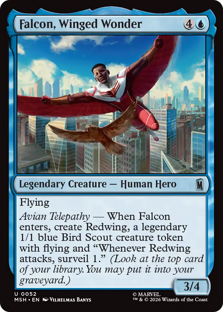 Falcon, Winged Wonder [Marvel Super Heroes] | Card Citadel