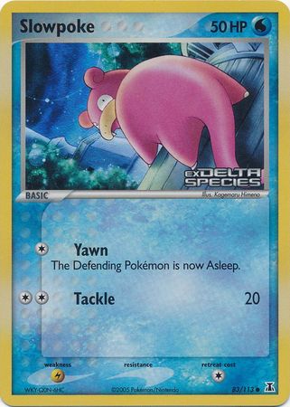 Slowpoke (83/113) (Stamped) [EX: Delta Species] | Card Citadel