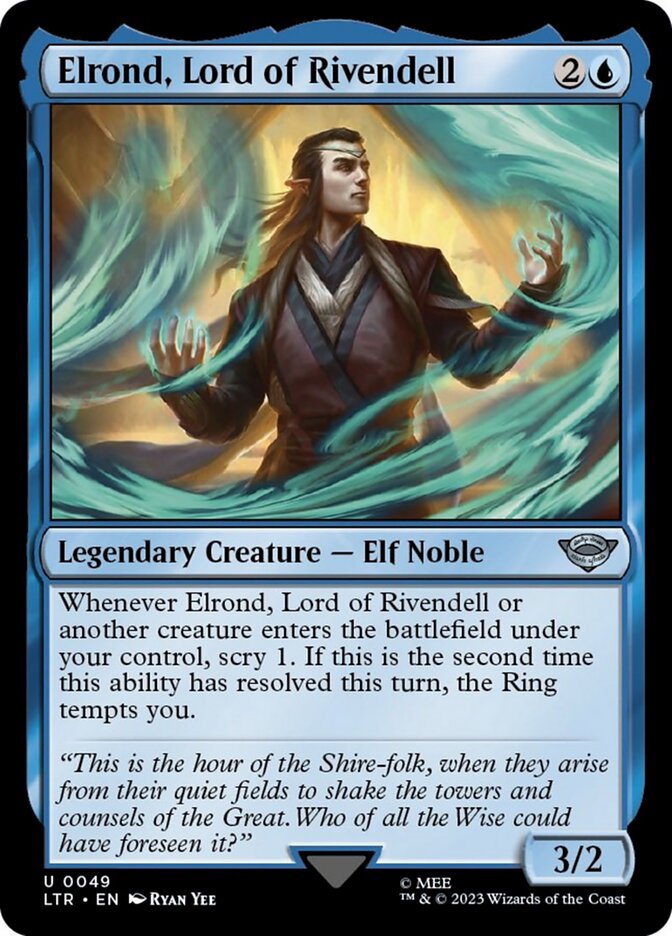 Elrond, Lord of Rivendell [The Lord of the Rings: Tales of Middle-Earth] | Card Citadel