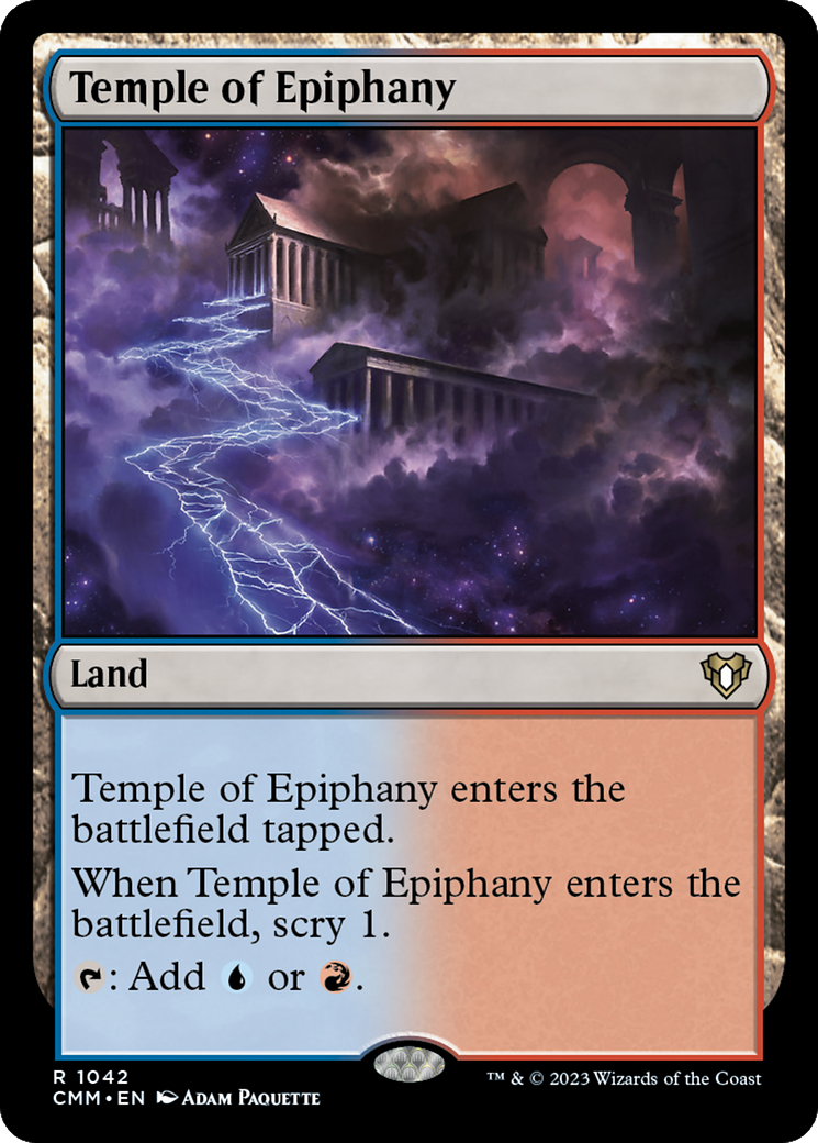 Temple of Epiphany [Commander Masters] | Card Citadel