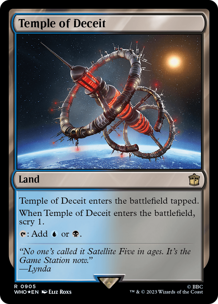 Temple of Deceit (Surge Foil) [Doctor Who] | Card Citadel