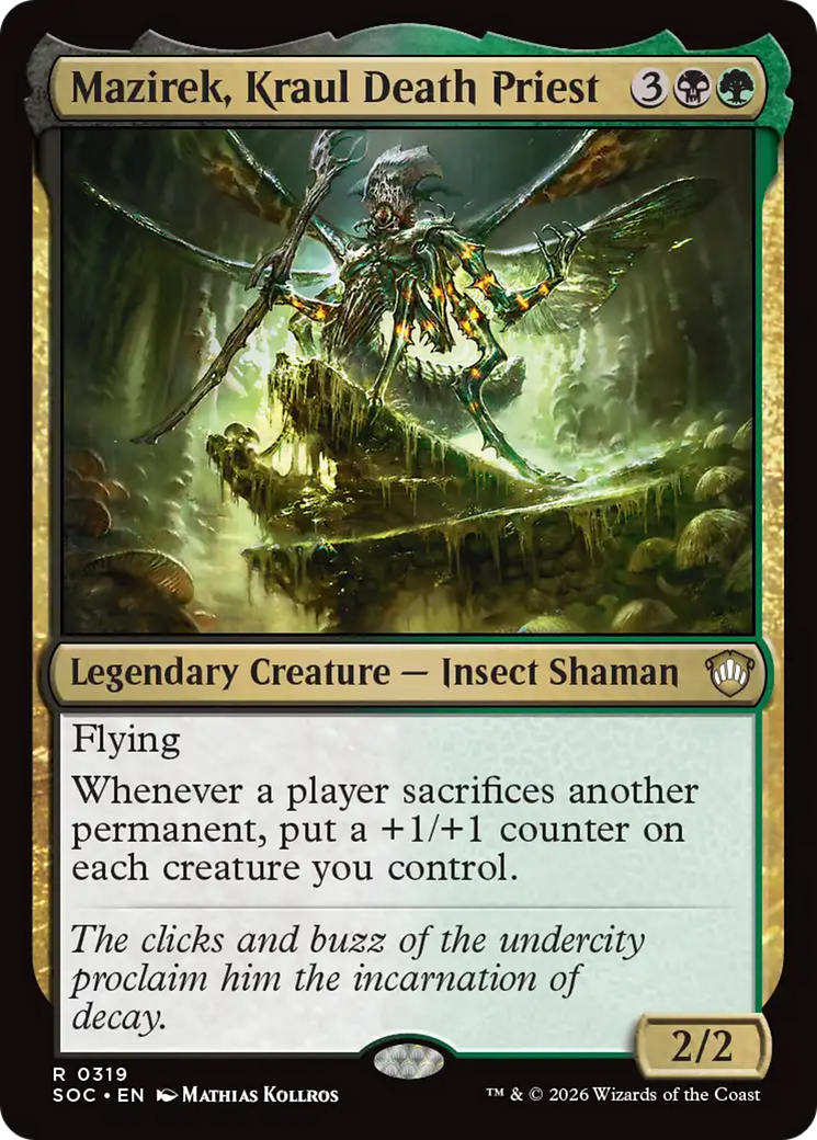Mazirek, Kraul Death Priest [Secrets of Strixhaven Commander] | Card Citadel