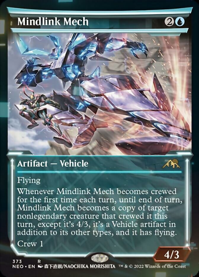 Mindlink Mech (Showcase Soft Glow) [Kamigawa: Neon Dynasty] | Card Citadel