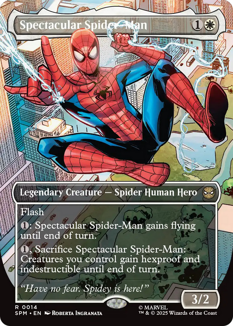 Spectacular Spider-Man (Borderless) [Marvel's Spider-Man] | Card Citadel