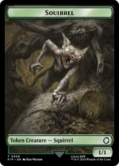 Junk // Squirrel Double-Sided Token [Fallout Tokens] | Card Citadel