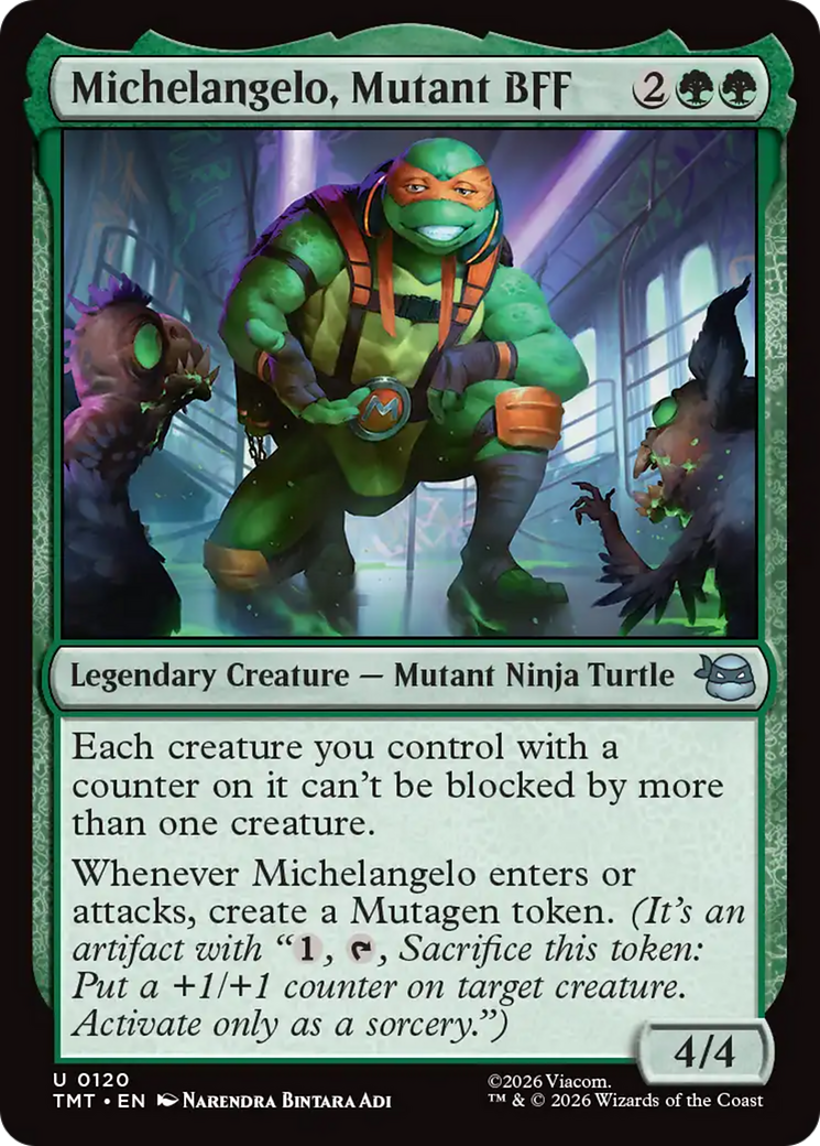 Michelangelo, Mutant BFF [Teenage Mutant Ninja Turtles] | Card Citadel