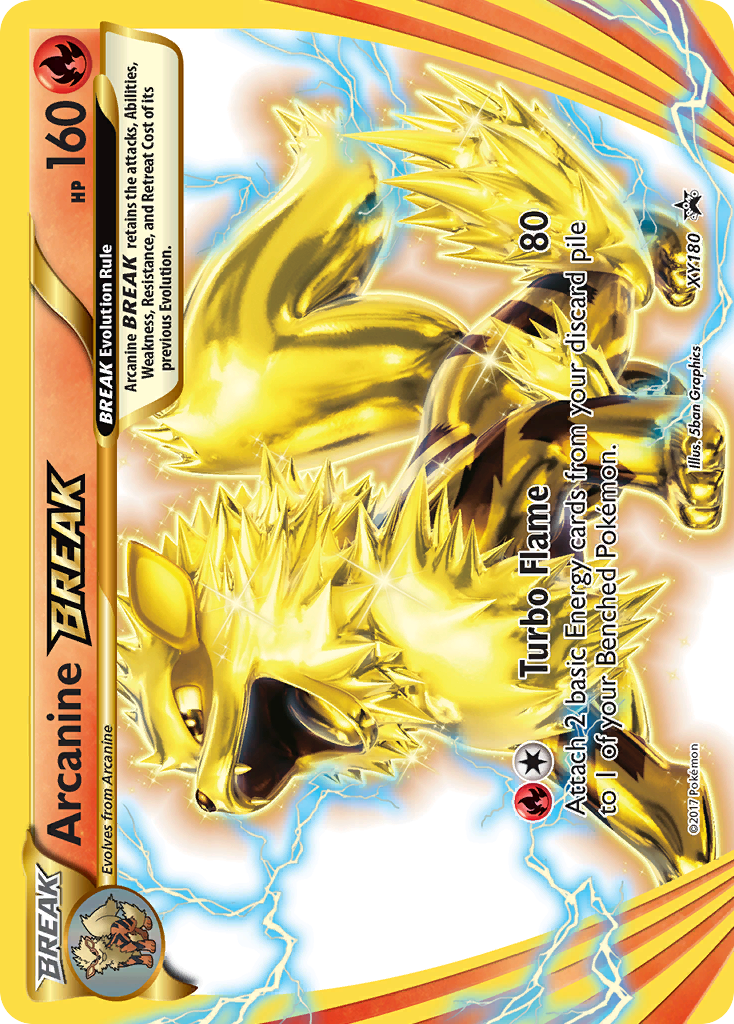 Arcanine BREAK (XY180) [XY: Black Star Promos] | Card Citadel