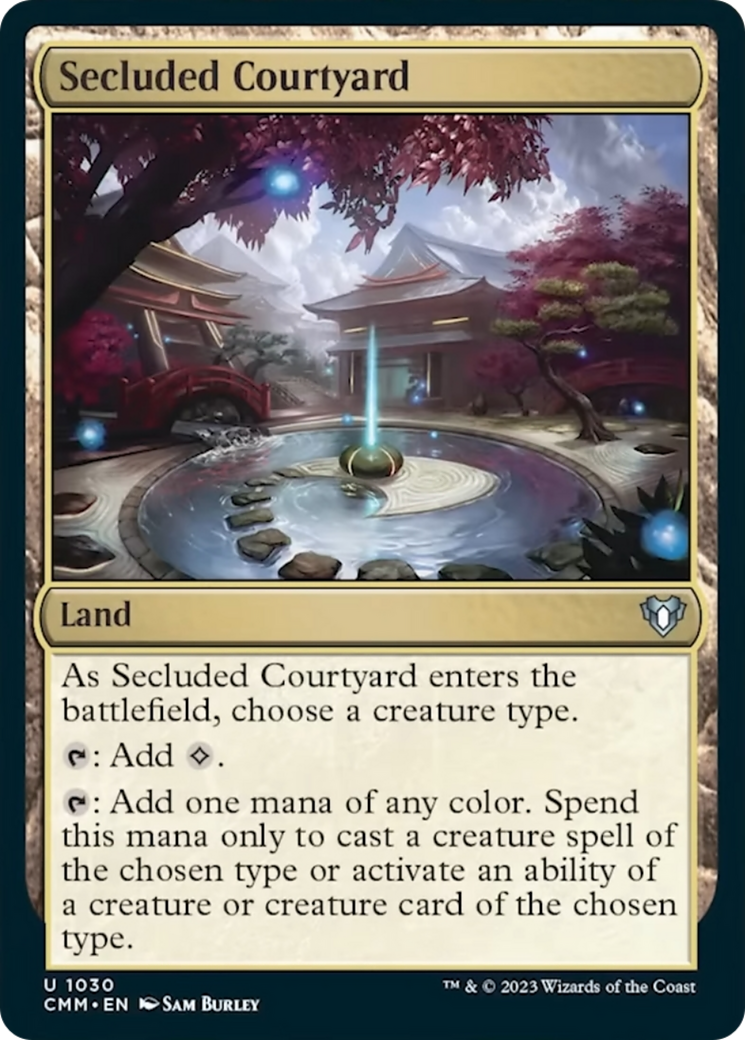 Secluded Courtyard [Commander Masters] | Card Citadel