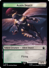 Alien Angel // Alien Insect Double-Sided Token [Doctor Who Tokens] | Card Citadel