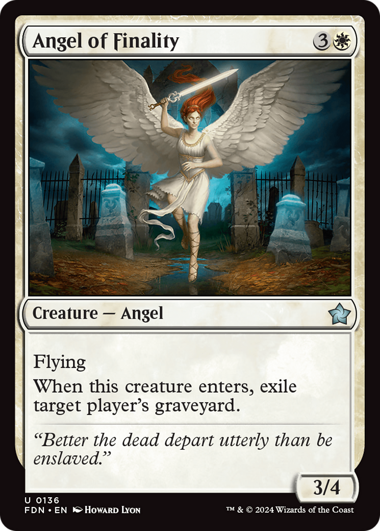 Angel of Finality [Foundations] | Card Citadel