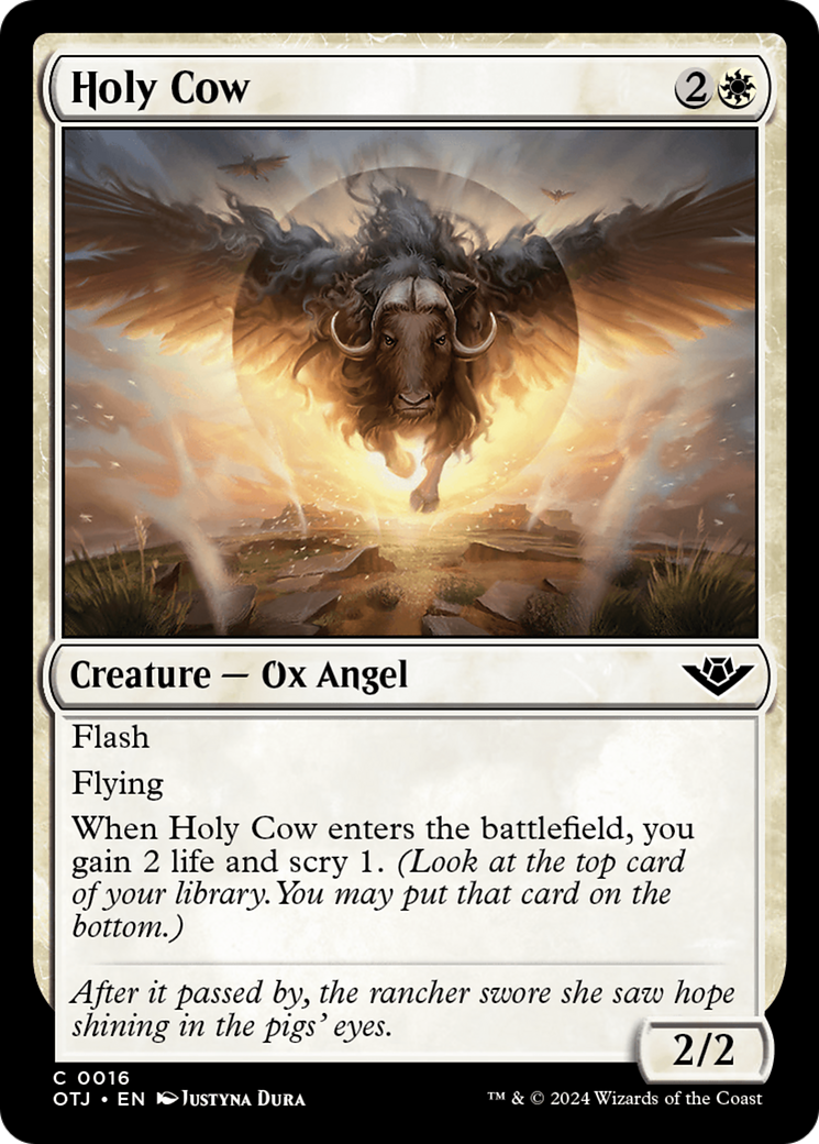 Holy Cow [Outlaws of Thunder Junction] | Card Citadel