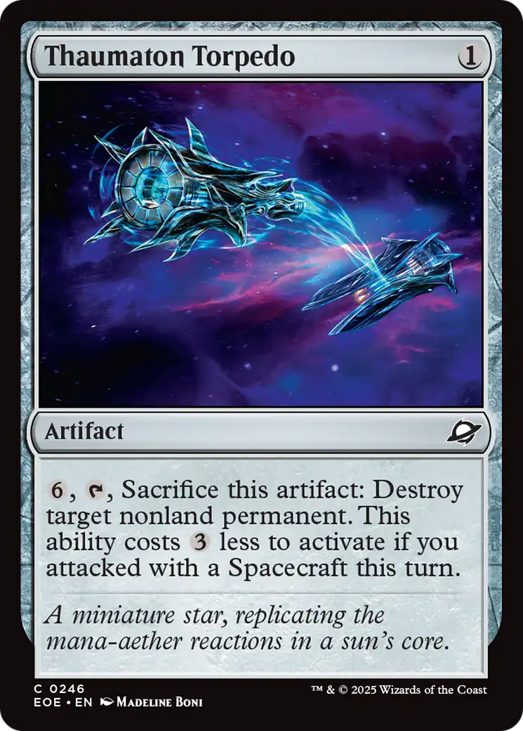 Thaumaton Torpedo [Edge of Eternities] | Card Citadel