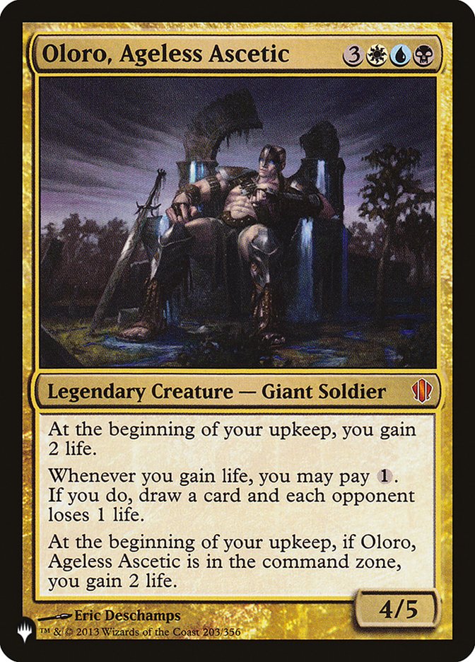 Oloro, Ageless Ascetic [The List] | Card Citadel