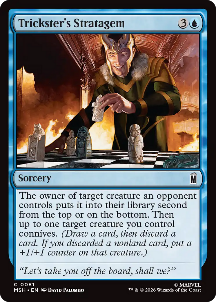 Trickster's Stratagem [Marvel Super Heroes] | Card Citadel