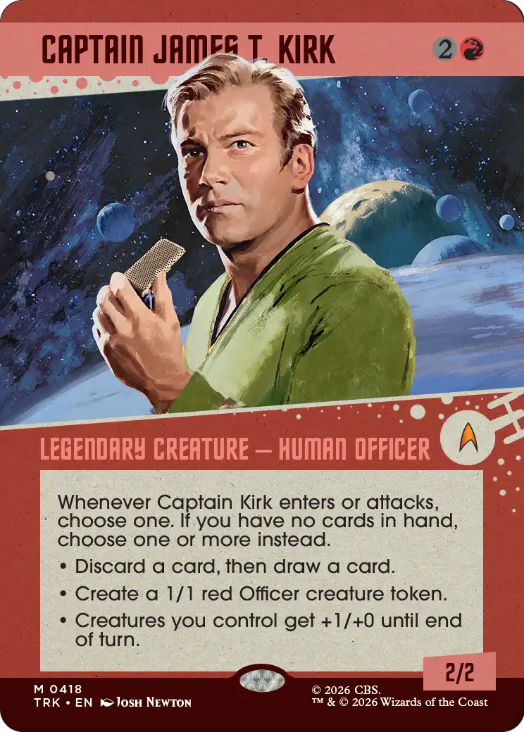 Captain James T. Kirk (Showcase) [Star Trek] | Card Citadel