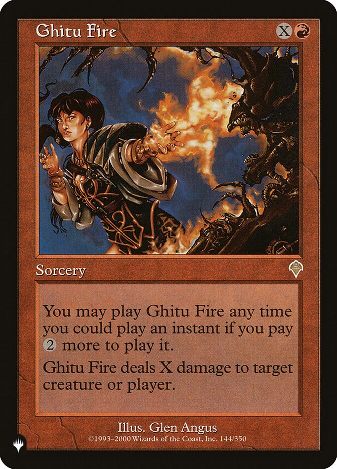 Ghitu Fire [The List] | Card Citadel