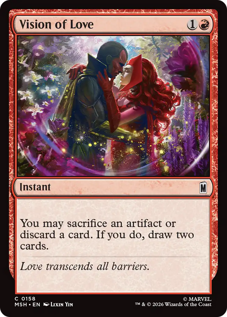 Vision of Love [Marvel Super Heroes] | Card Citadel