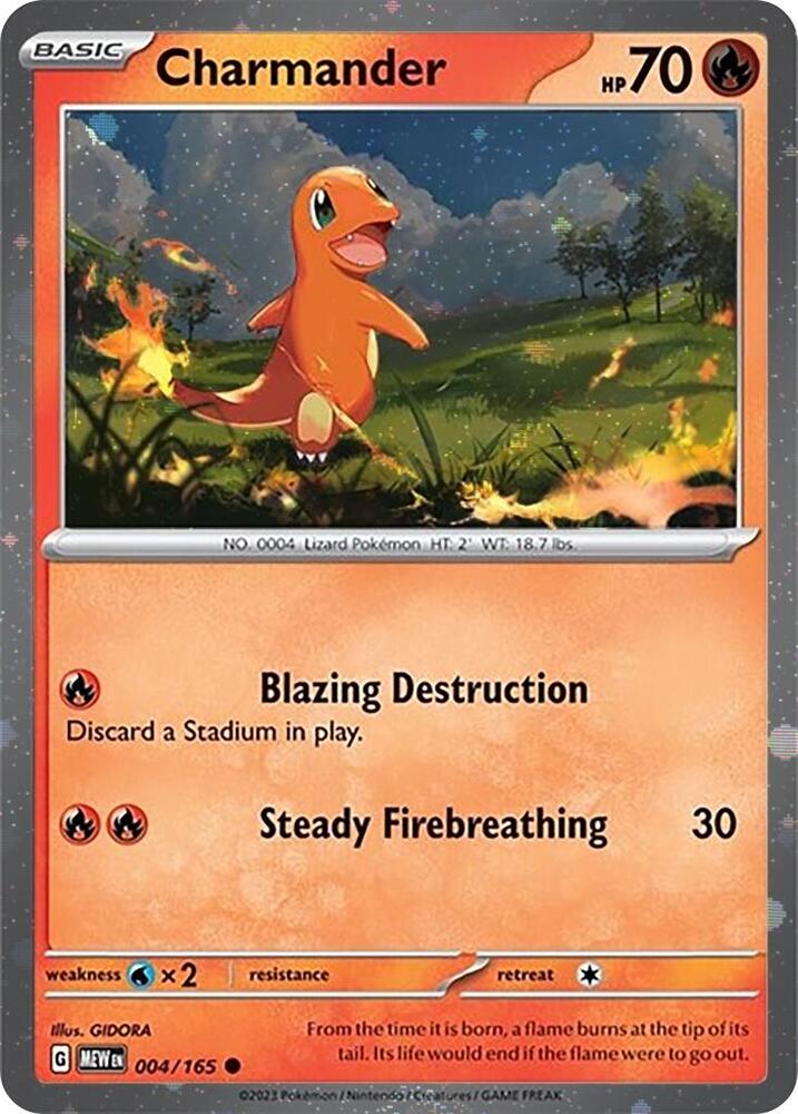 Charmander (004) (Cosmos Holo) [Scarlet & Violet: Black Star Promos] | Card Citadel