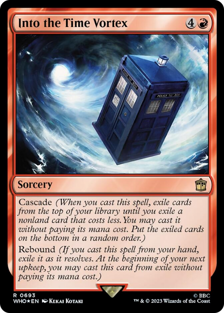 Into the Time Vortex (Surge Foil) [Doctor Who] | Card Citadel