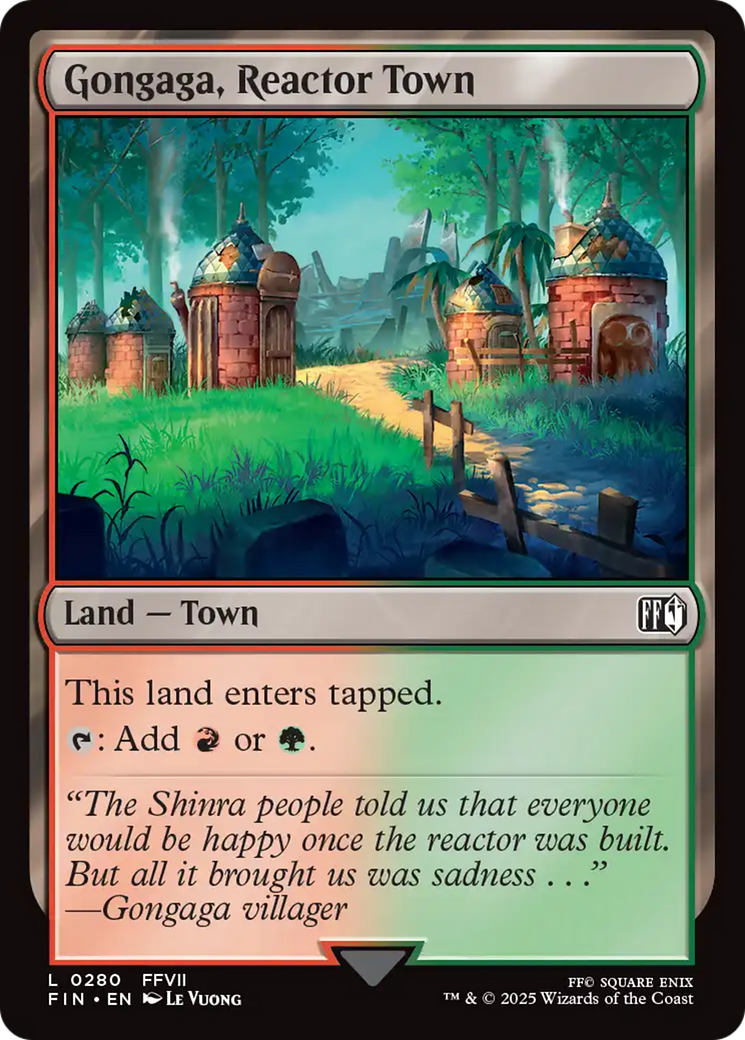 Gongaga, Reactor Town [FINAL FANTASY] | Card Citadel