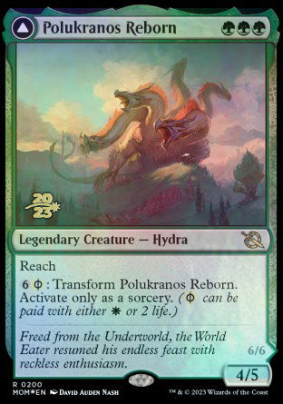 Polukranos Reborn // Polukranos, Engine of Ruin [March of the Machine Prerelease Promos] | Card Citadel