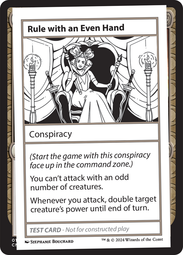 Rule with an Even Hand [Mystery Booster 2 Playtest Cards] | Card Citadel