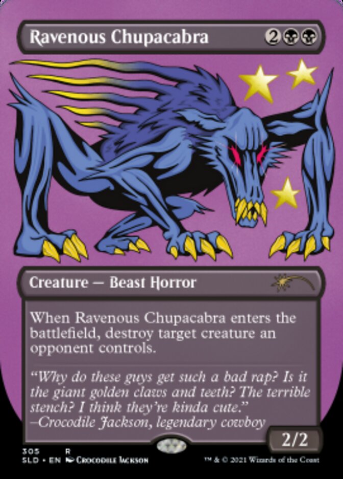 Ravenous Chupacabra (Borderless) (Foil Etched) [Secret Lair Drop Series] | Card Citadel