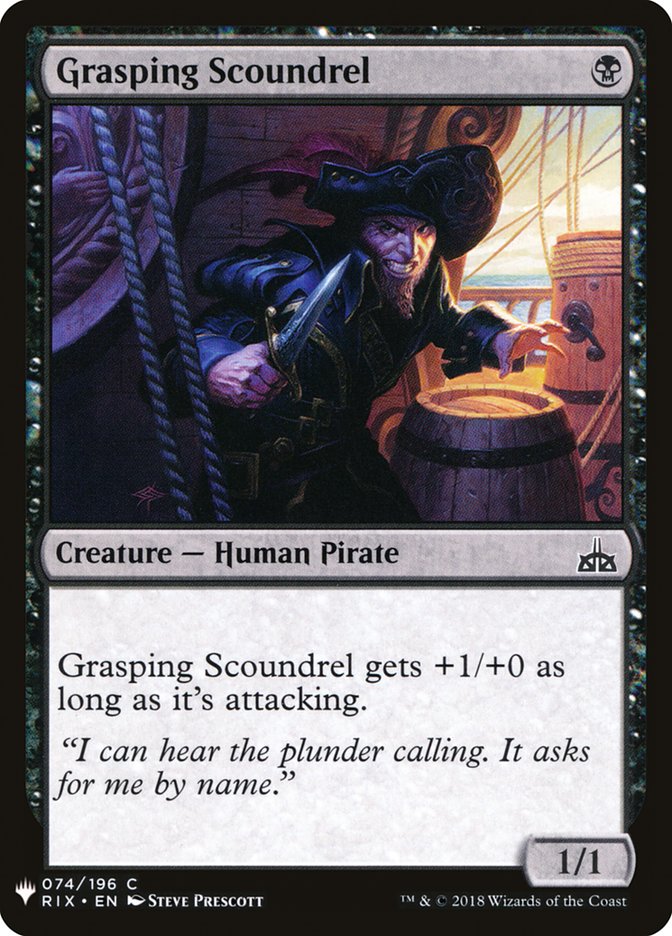 Grasping Scoundrel [Mystery Booster] | Card Citadel