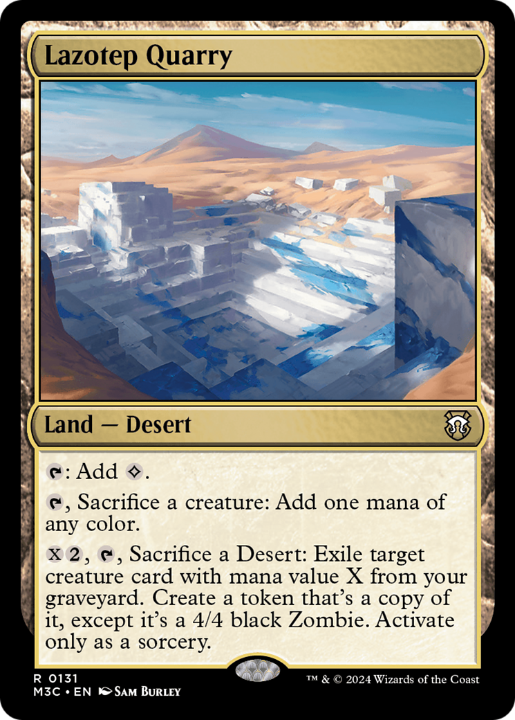 Lazotep Quarry (Extended Art) [Modern Horizons 3 Commander] | Card Citadel