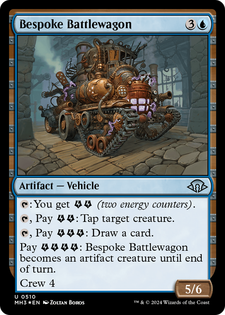 Bespoke Battlewagon (Ripple Foil) [Modern Horizons 3] | Card Citadel