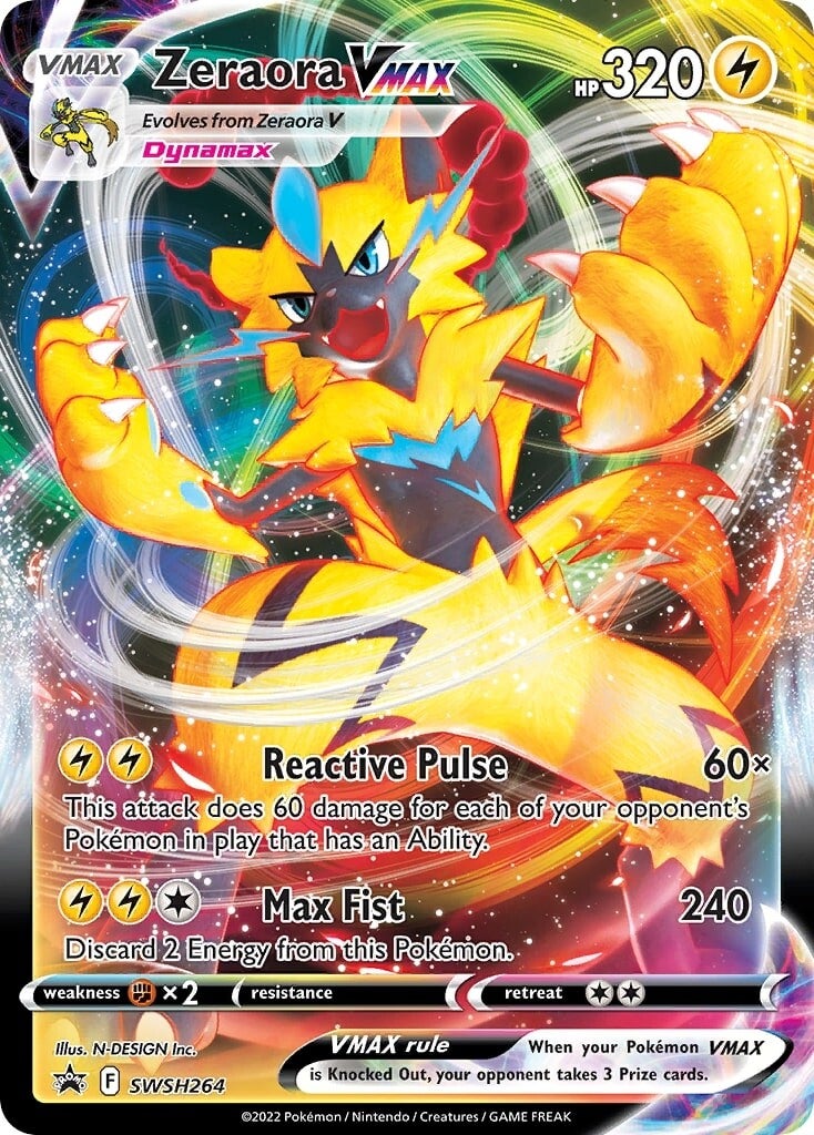 Zeraora VMAX (SWSH264) [Sword & Shield: Black Star Promos] | Card Citadel