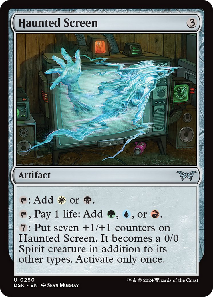 Haunted Screen [Duskmourn: House of Horror] | Card Citadel