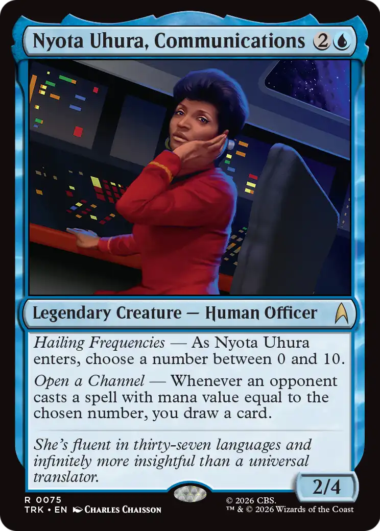 Nyota Uhura, Communications [Star Trek] | Card Citadel
