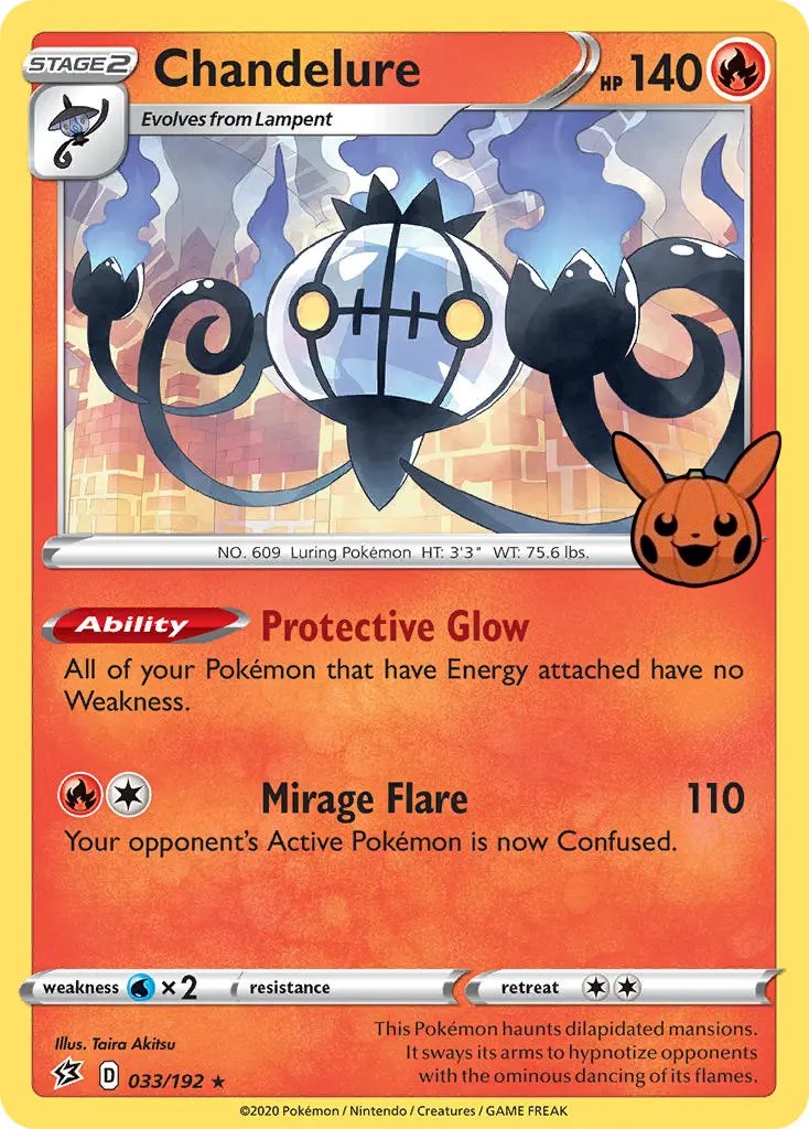 Chandelure (033/192) [Trick or Trade] | Card Citadel