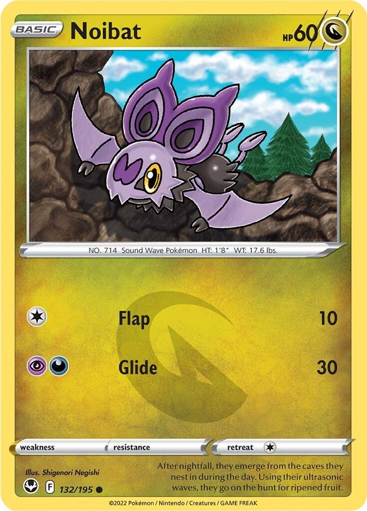 Noibat (132/195) [Sword & Shield: Silver Tempest] | Card Citadel