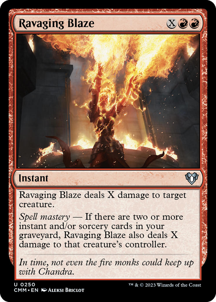 Ravaging Blaze [Commander Masters] | Card Citadel