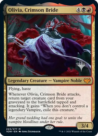 Olivia, Crimson Bride (Promo Pack) [Innistrad: Crimson Vow Promos] | Card Citadel