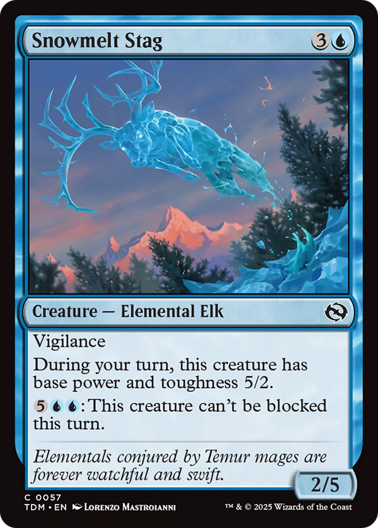 Snowmelt Stag [Tarkir: Dragonstorm] | Card Citadel