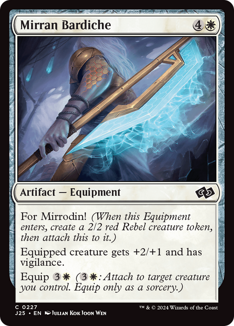 Mirran Bardiche [Foundations Jumpstart] | Card Citadel