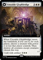 Unstable Glyphbridge // Sandswirl Wanderglyph (Extended Art) [The Lost Caverns of Ixalan] | Card Citadel