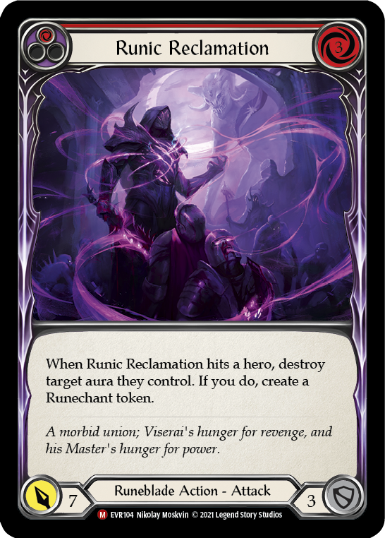 Runic Reclamation [EVR104] (Everfest)  1st Edition Rainbow Foil | Card Citadel