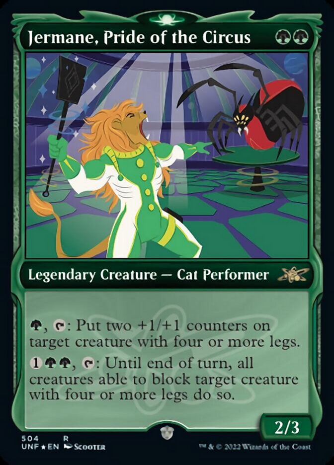 Jermane, Pride of the Circus (Showcase) (Galaxy Foil) [Unfinity] | Card Citadel