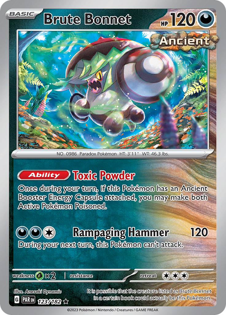 Brute Bonnet (123/182) [Scarlet & Violet: Paradox Rift] | Card Citadel