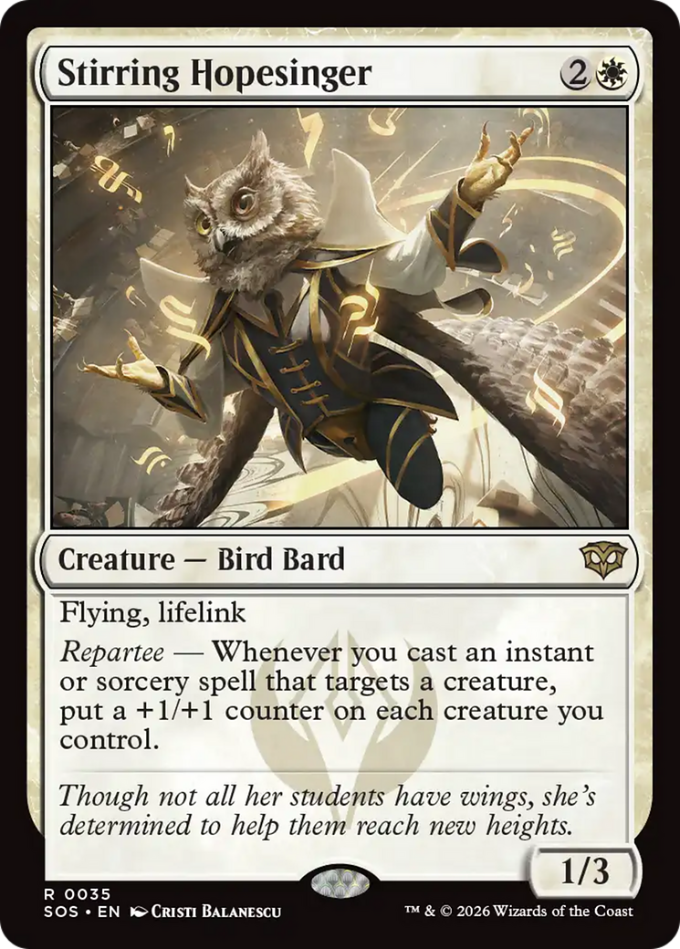 Stirring Hopesinger [Secrets of Strixhaven] | Card Citadel