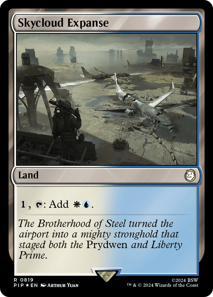 Skycloud Expanse (Surge Foil) [Fallout] | Card Citadel