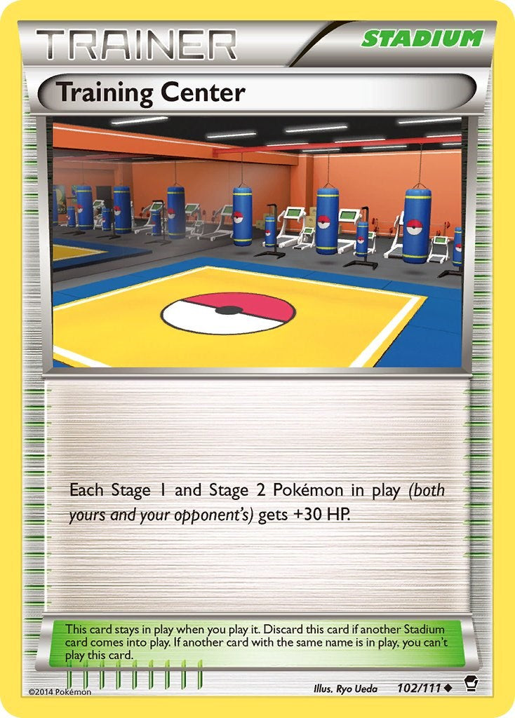 Training Center (102/111) [XY: Furious Fists] | Card Citadel