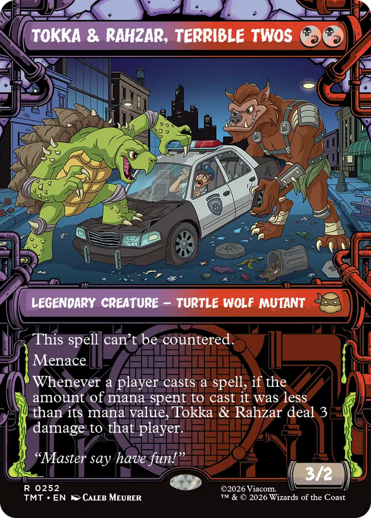 Tokka & Rahzar, Terrible Twos (Showcase) [Teenage Mutant Ninja Turtles] | Card Citadel