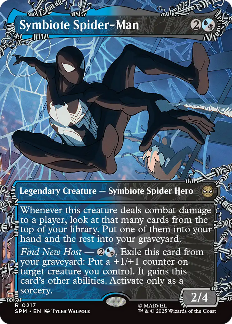 Symbiote Spider-Man (Borderless) [Marvel's Spider-Man] | Card Citadel