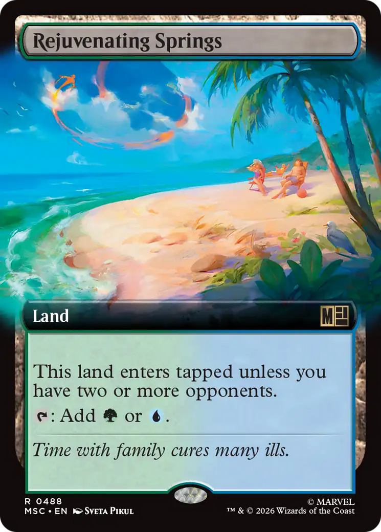 Rejuvenating Springs (Extended Art) [Marvel Super Heroes Commander] | Card Citadel