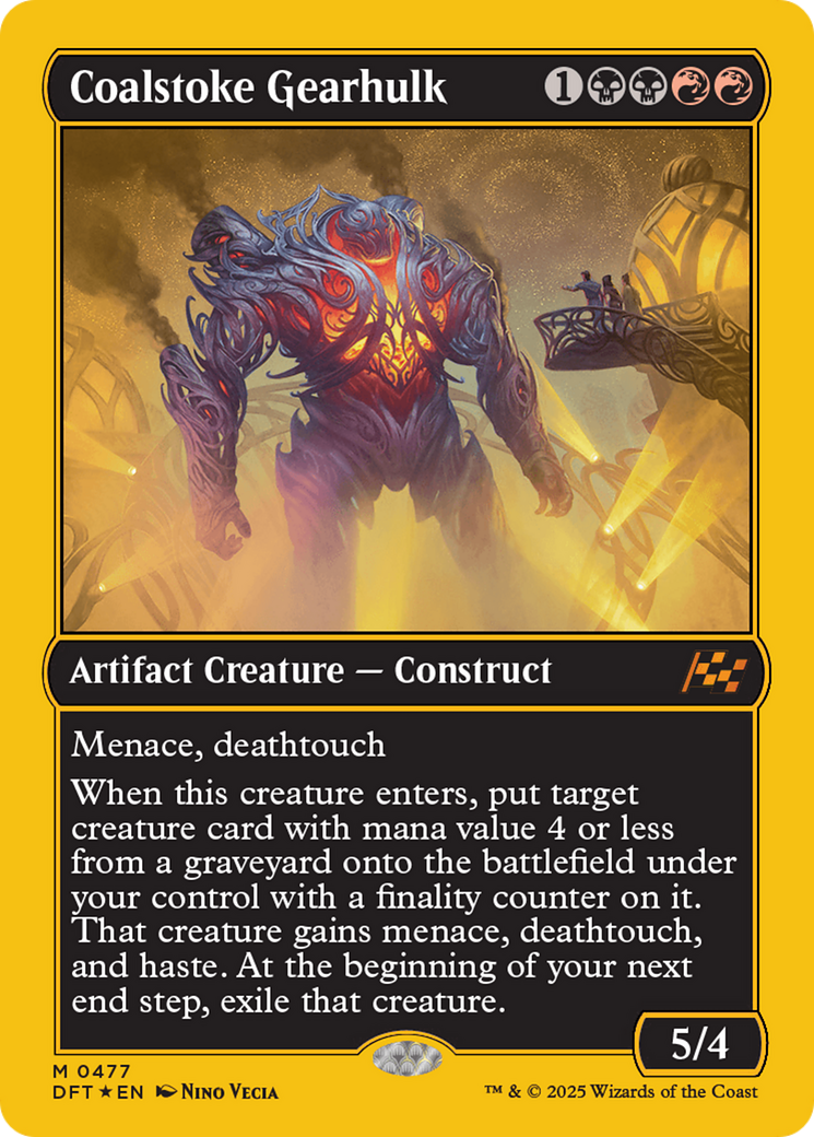 Coalstoke Gearhulk (First-Place Foil) [Aetherdrift] | Card Citadel